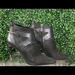 Dolce Vita Black Suede Ankle Bootie